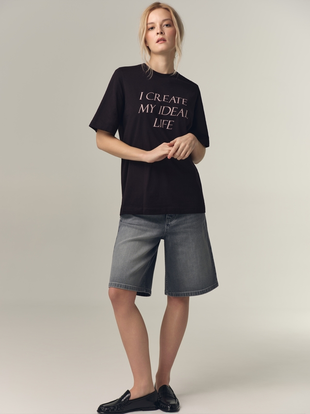 Women's polo neck shirt CONTE ELEGANT LD 3036, s.170-92, black-ideal - 2