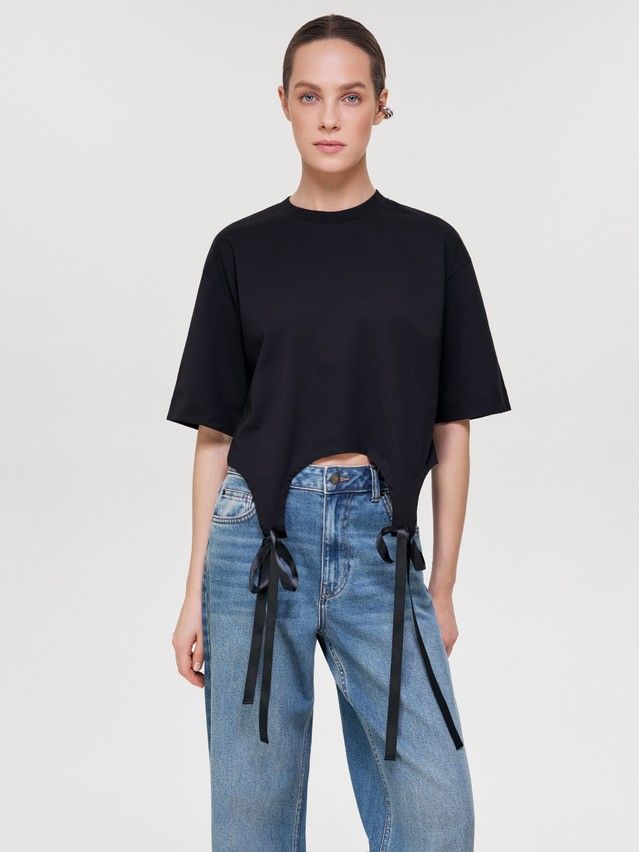 Women's polo neck shirt CONTE LD 3446, s.170-84, black - 4