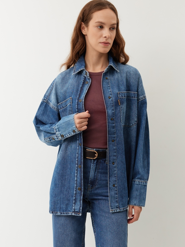 Denim windbreaker CONTE CON-986, s.170-84-90, blue - 4