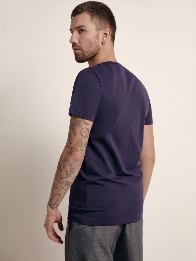 Men's sweatshirt DiWaRi BASIC MF 309-10, s.170,176-100, dark lilac - 3