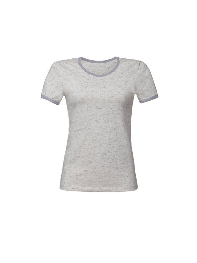 Women's polo neck shirt CONTE ELEGANT LD 635, s.158,164-100, grey - 1