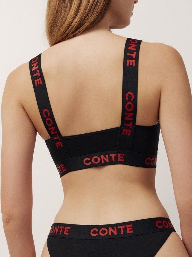 Women's bustier CONTE ELEGANT COMFY LINE LBE 2990, s.170-84, black-red - 10