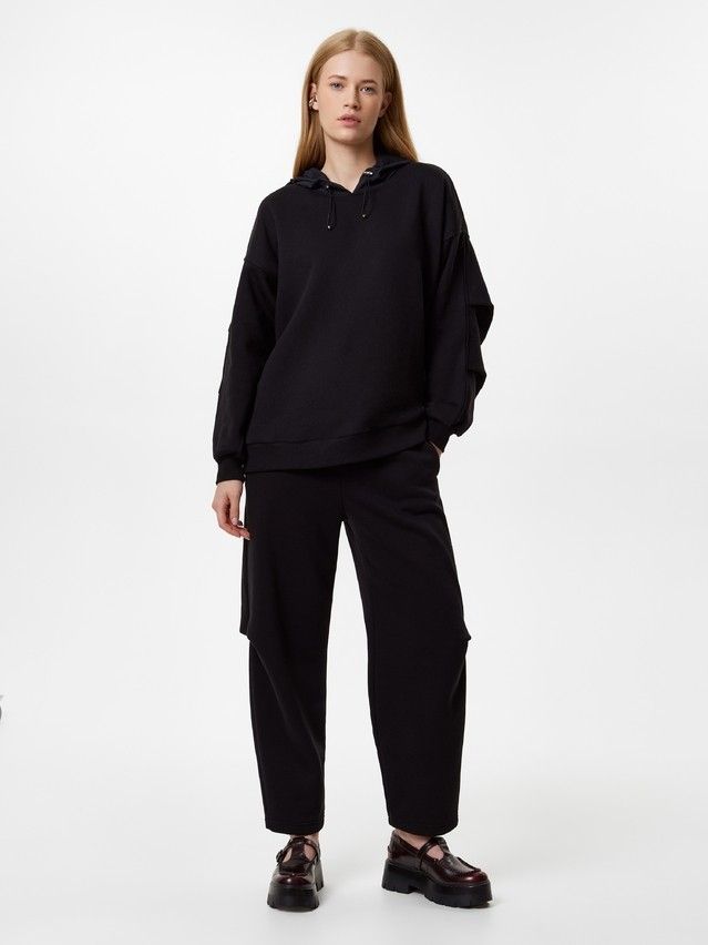 Women's polo neck shirt CONTE LD 3226, s.170-84, black - 2