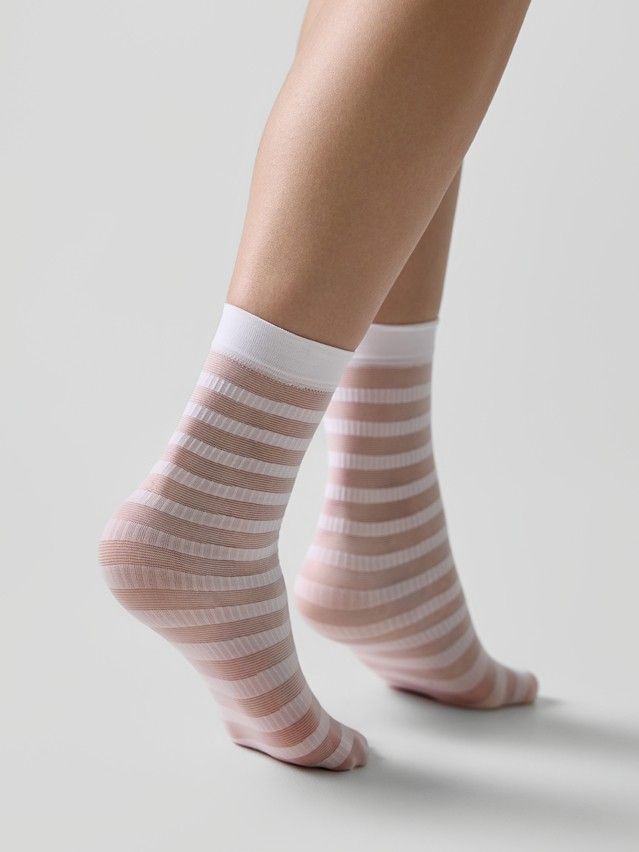 Women's socks CONTE ELEGANT FANTASY, s.23-25, bianco - 2