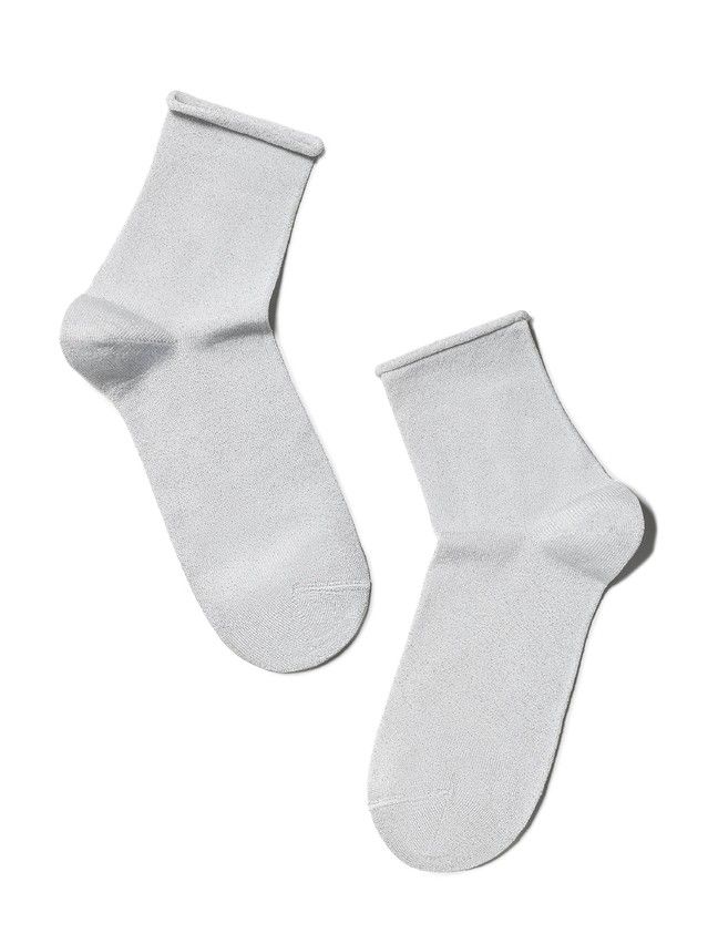 Women's viscose socks CLASSIC (lurex, without elastic) 17С-16SP, s.36-37, 000 light gray - 2