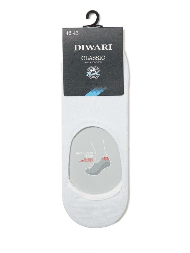 Men's footlets DiWaRi CLASSIC, s. 40-41, 000 white - 2