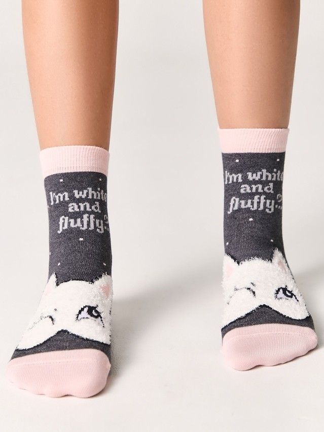 Children's socks CONTE-KIDS TIP-TOP, s.21-23, 422 dark grey - 1