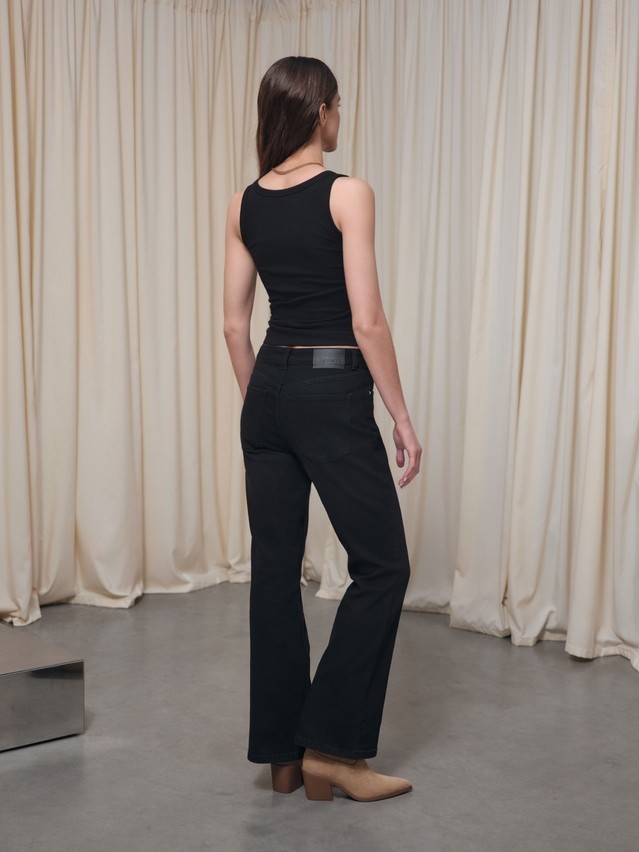 Women's jeans CONTE CON-809, s.164-90, washed black - 3