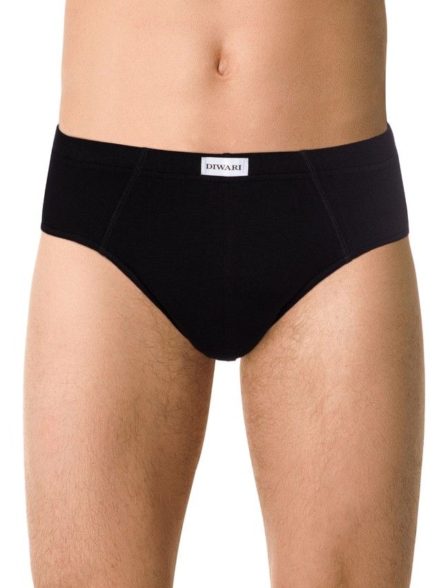 Men's underpants DiWaRi BASIC MEN MSL 2128, s.78,82, black - 3