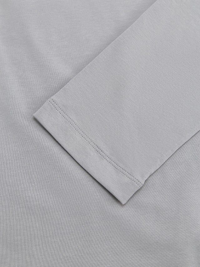 Women's polo neck shirt CONTE LD 3287, s.170-88, grey-flower - 3