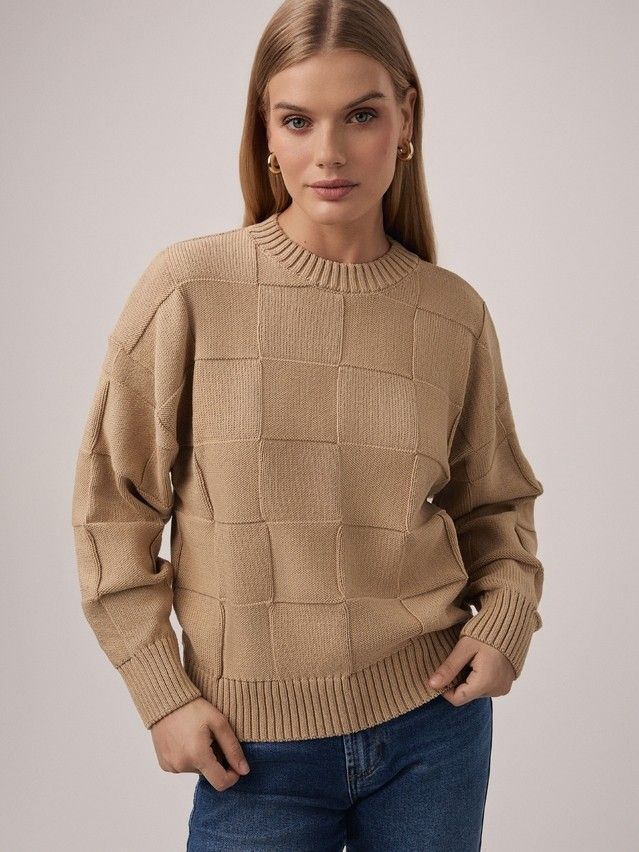 Women's pullover CONTE ELEGANT LDK2396, s.170-84, peanut - 4