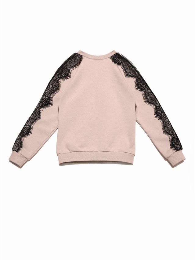 Sweatshirt for girls DD 1074, s.128,134-68, shiny rose - 5