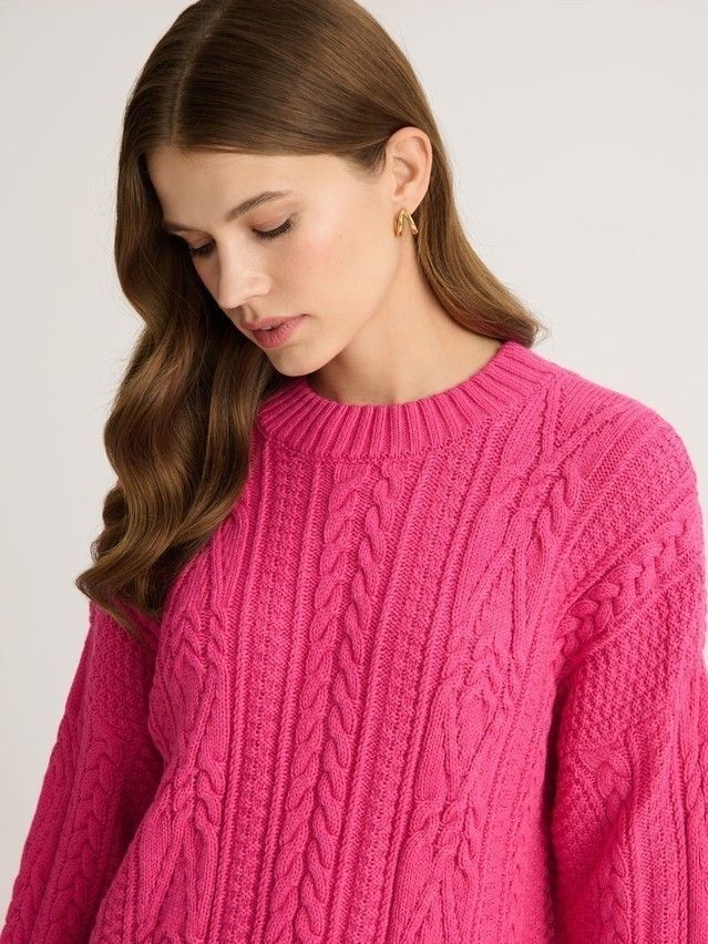 Women's pullover CONTE ELEGANT LDK23127, s.170-84, fuchsia - 3