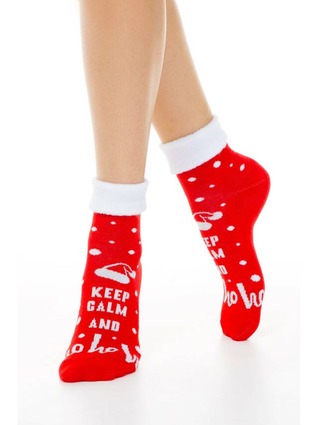 Women's socks CONTE ELEGANT NEW YEAR, s.36-39, 519 red - 1