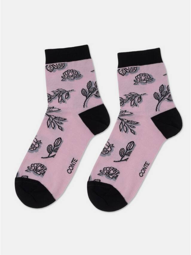 Women's socks CONTE ELEGANT CLASSIC, s.23, 435 ash pink - 3