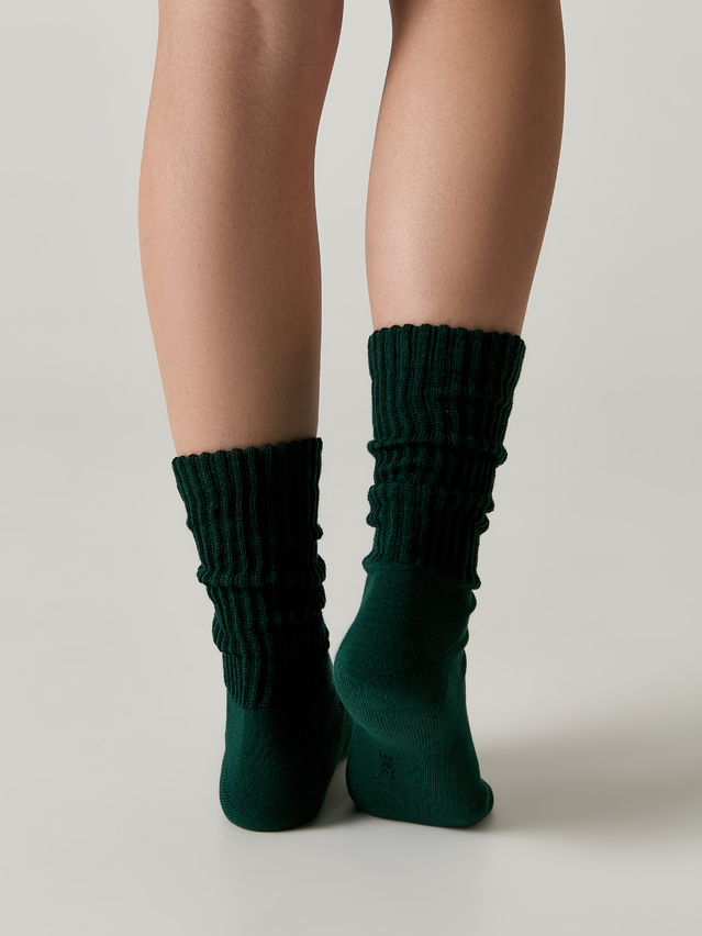 Women's socks CONTE ELEGANT COMFORT, s.23-25, 750 dark green - 2