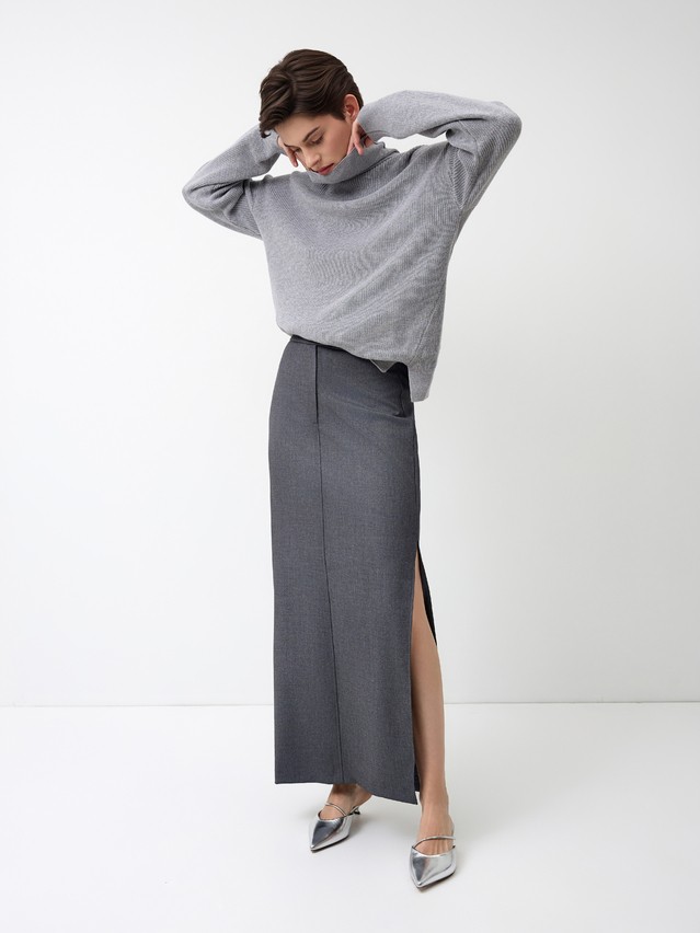 Women's skirt CONTE LU 3259, s.170-90, graphite - 1