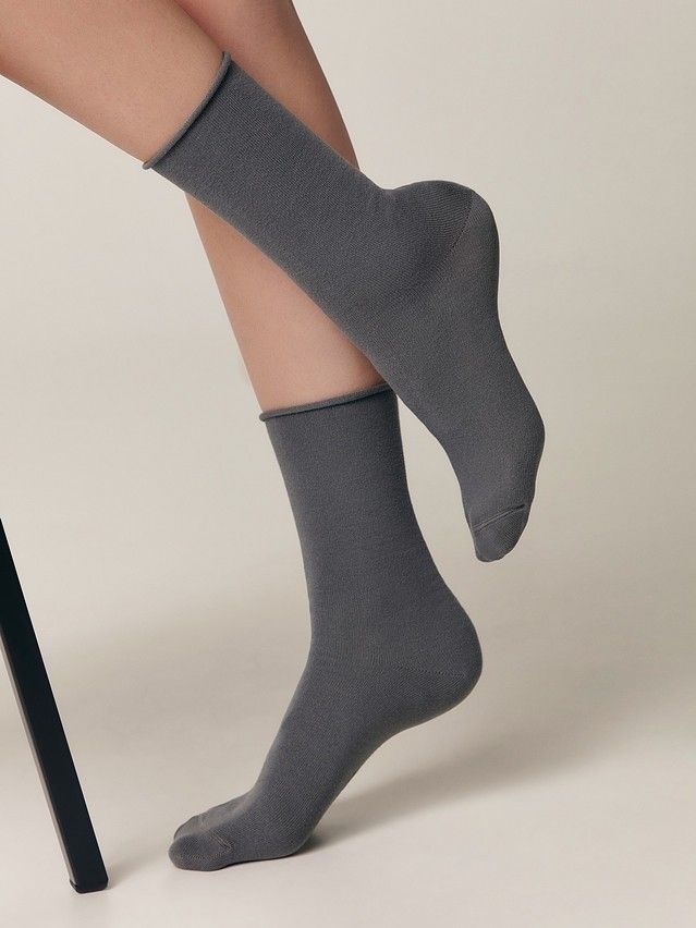 Women's socks CONTE ELEGANT COMFORT, s.23, 000 dark grey - 1