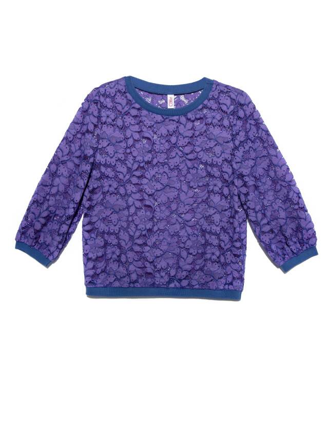 Women's polo neck shirt CONTE ELEGANT LD 904, s.170-100, lilac bluish - 5