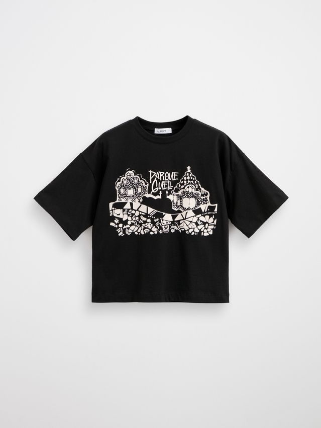 Women's polo neck shirt CONTE ELEGANT LD 3032, s.170-92, black-park guell - 1
