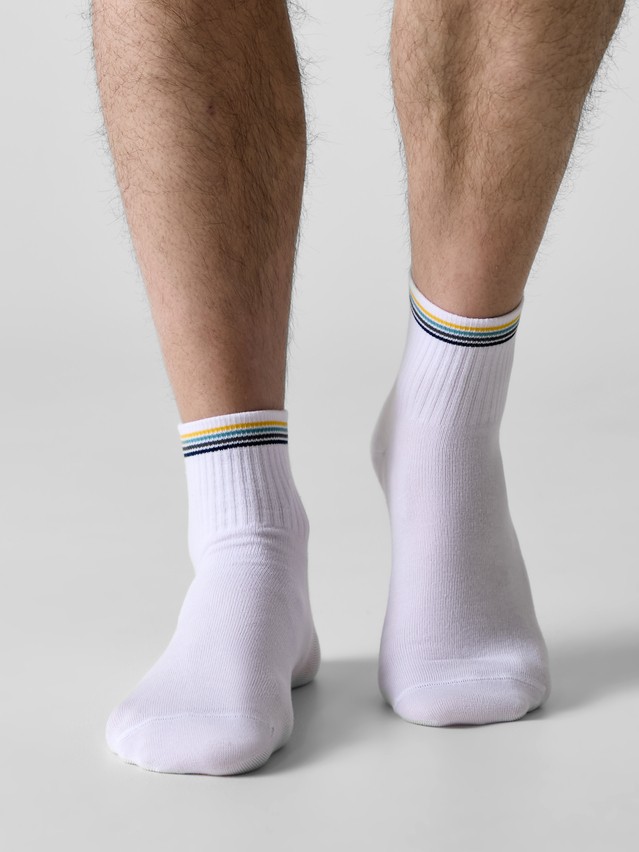 Men's socks DIWARI SPORT, s.25, 972 white - 1