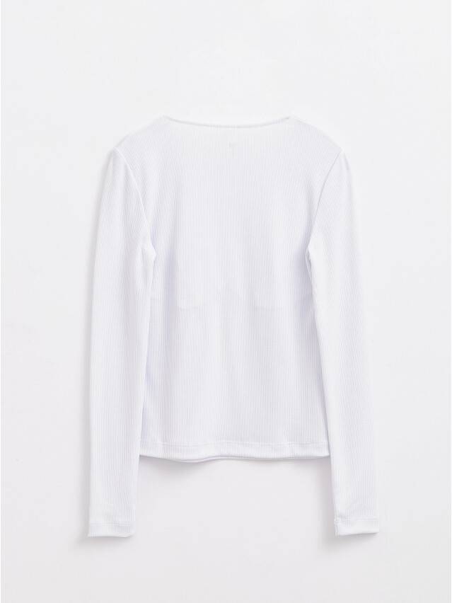 Women's polo neck shirt CONTE ELEGANT LD 1576, s.170-92, white - 2