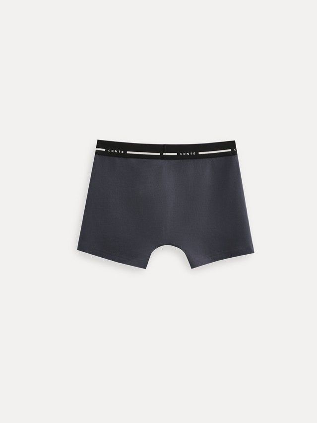 Men's underpants CONTE PREMIUM MSH 3601, s.78,82, steel gray-black - 2