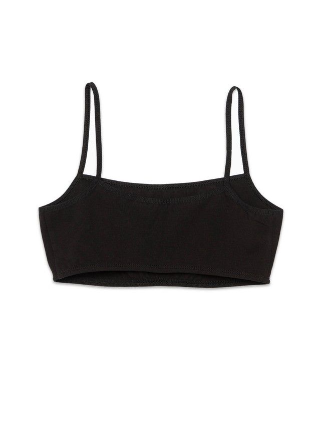 Women's cotton bustier LBE 2017, size 84 / XS, black - 4