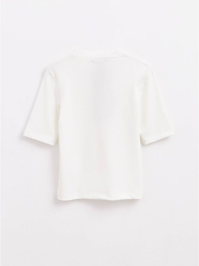 Women's polo neck shirt CONTE ELEGANT LD 1622, s.170-92, ecru - 2