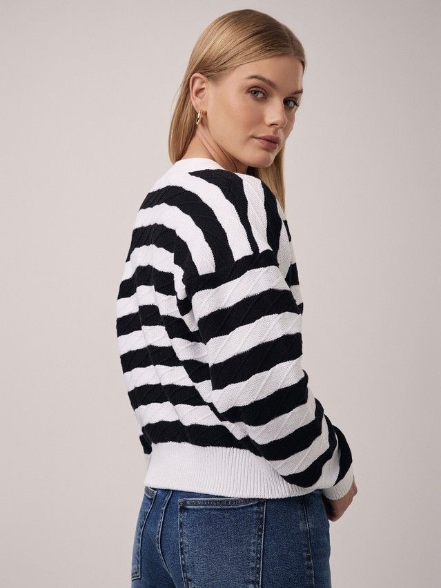 Women’s jacket CONTE ELEGANT LDK23101, s.170-84-88, white-black - 4