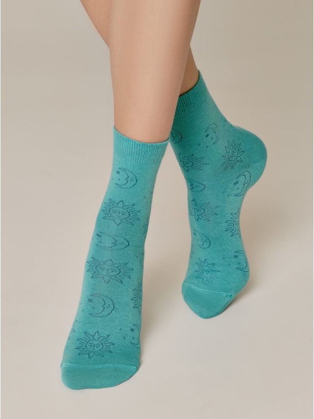 Women's socks CONTE ELEGANT CLASSIC, s.23, 529 turquoise - 2