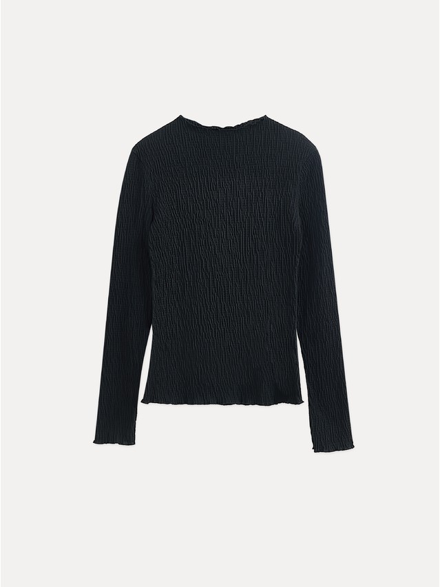 Women's polo neck shirt CONTE LD 3235, s.170-84, black - 1