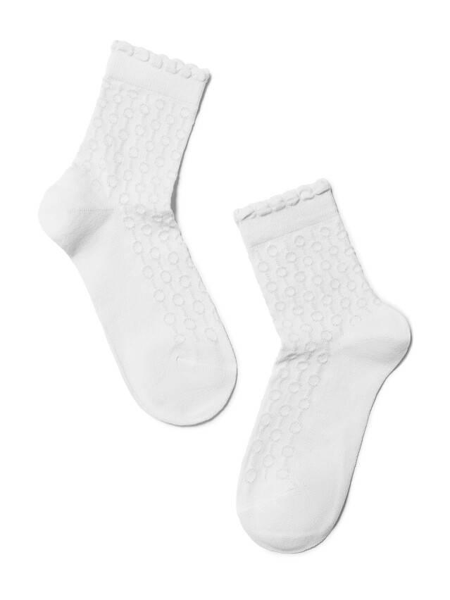 Children's socks CONTE-KIDS BRAVO, s.16, 185 white - 1