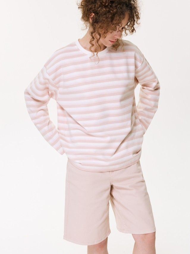 Women's jumper CONTE LD 3591, s.170-84, beige-pink-ecru - 4