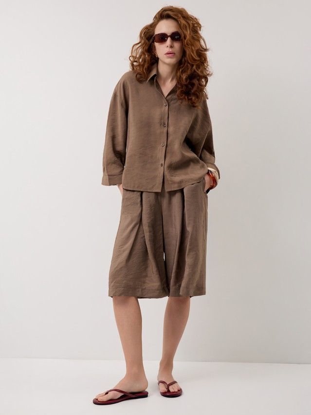 Women's shirt CONTE LRU 3423, s.170-84-90, chocolate - 4