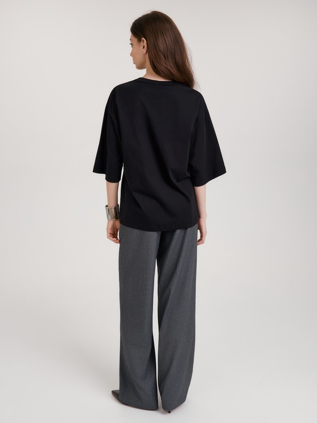 Women's polo neck shirt CONTE LD 3444, s.170-84, black - 4