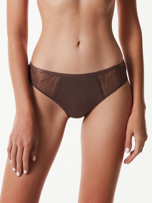 Women's panties CONTE ELEGANT ZEBRA LB 1357, s.90, dark cappuccino - 3