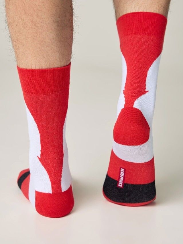 Men's socks DIWARI NEW YEAR, s.27-29, 632 red - 3