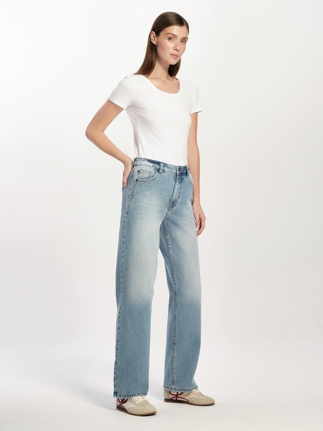 Denim trousers CONTE ELEGANT CON-744, s.170-102, light blue - 2