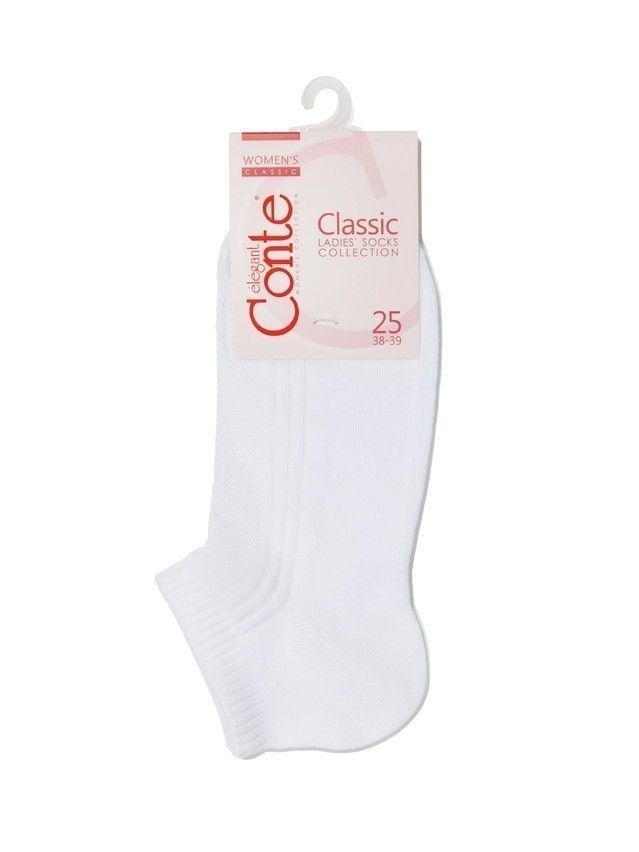 Women's socks CONTE ELEGANT CLASSIC, s.23, 016 white - 3