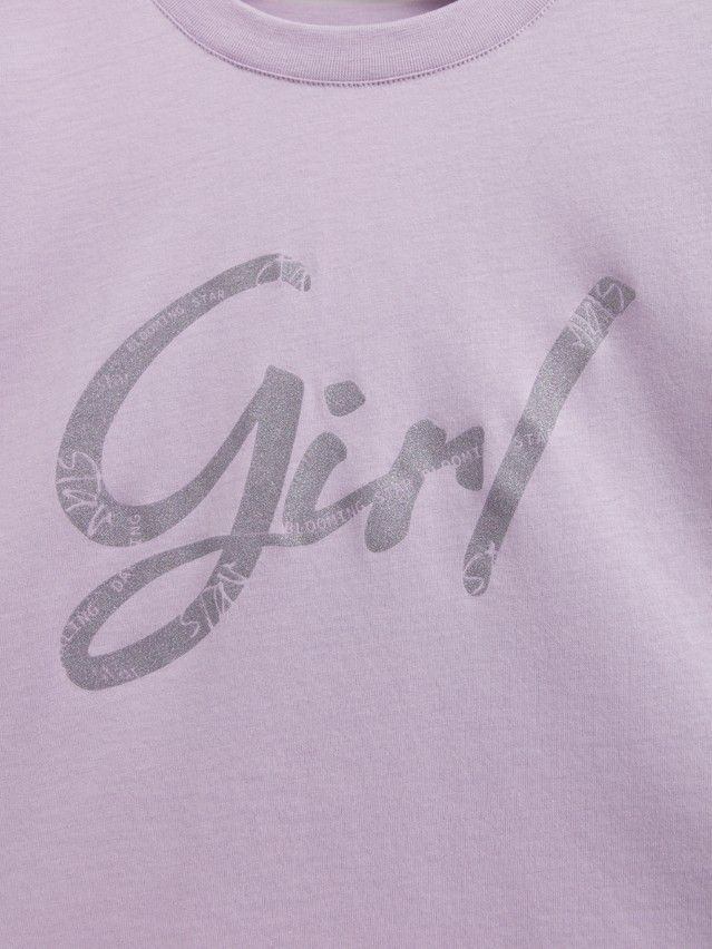 Women's polo neck shirt CONTE ELEGANT LD 3032, s.170-92, lavender-girls - 2