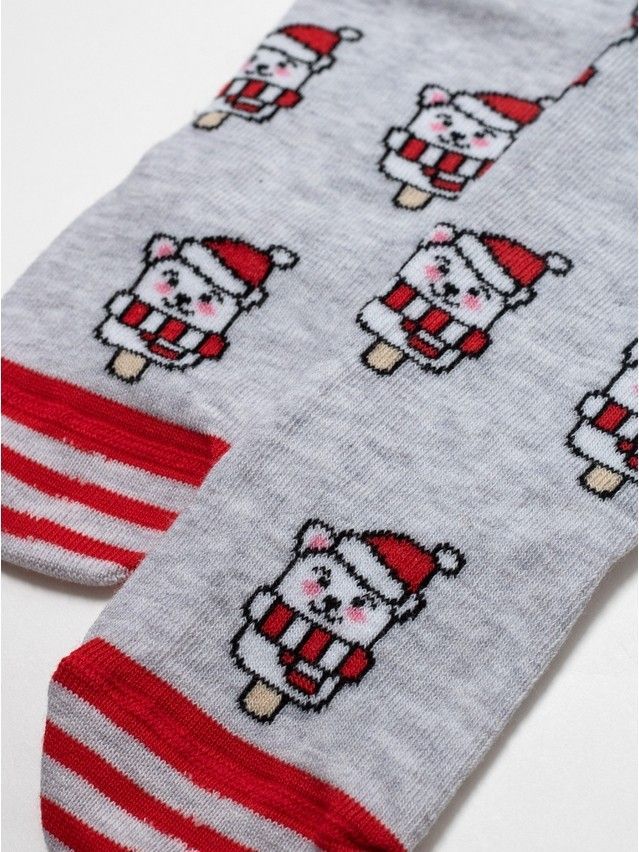 Children's tights CONTE-KIDS NEW YEAR, s.80-86 (14),669 light grey - 2
