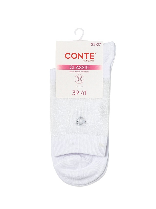 Women's socks CONTE ELEGANT CLASSIC, s.23-25, 684 white - 4