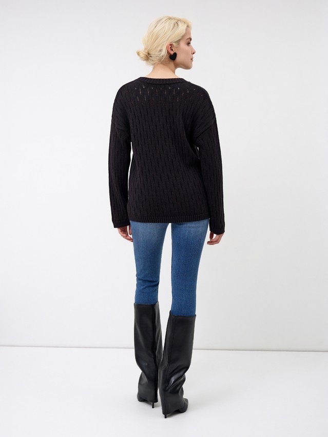 Women's pullover CONTE ELEGANT LDK24119, s.170-84, black - 5