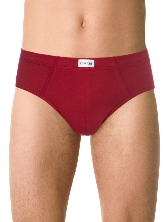 Men's underpants DiWaRi BASIC MEN MSL 2128, s.86,90, dark red - 3