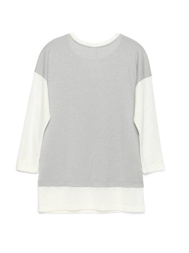 Women's polo neck shirt CONTE ELEGANT LD 629, s.158,164-100, grey - 2