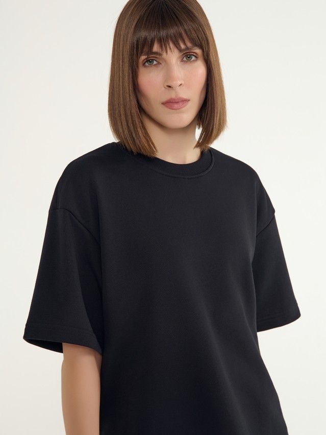 Women's polo neck shirt CONTE ELEGANT LD 3081, s.170-100, black - 4
