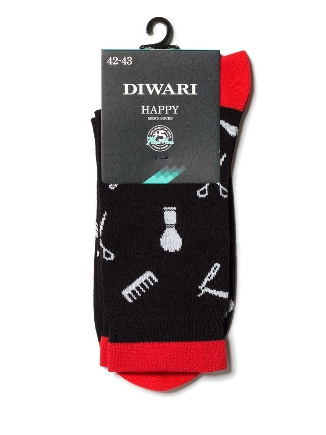 Men's socks DiWaRi HAPPY, s. 40-41, 132 black - 3