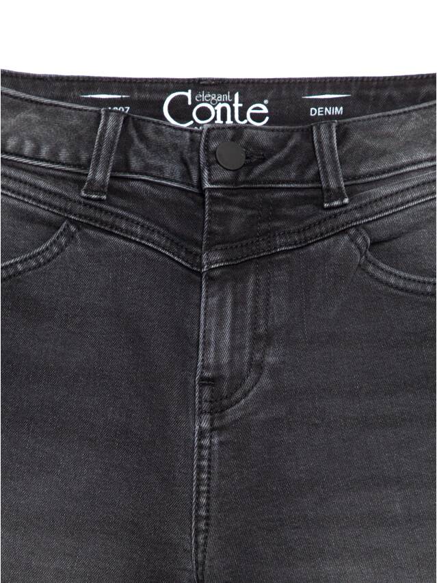 Denim trousers CONTE ELEGANT CON-314, s.170-102, washed black - 12