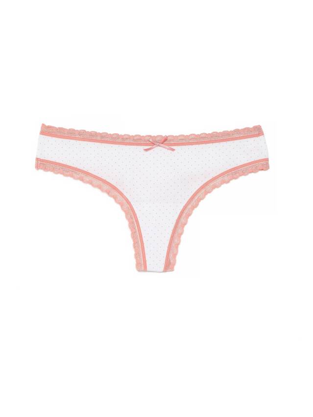 Panties for women LAZY DAYS LST 1004 (packed in mini-box),s.90, white-dusty rose - 3